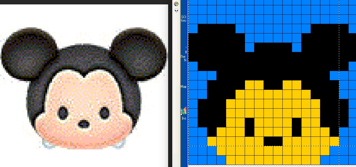 Cargot Game ミッキーツムツム ドット絵練習