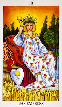 TrueTarotTina's tweet photo. The Empress symbolizes abundance, joy and happiness, and reassurance - a firm foundation for future progress. #Tarotcardoftheday https://t.co/ijVeLqpO9b