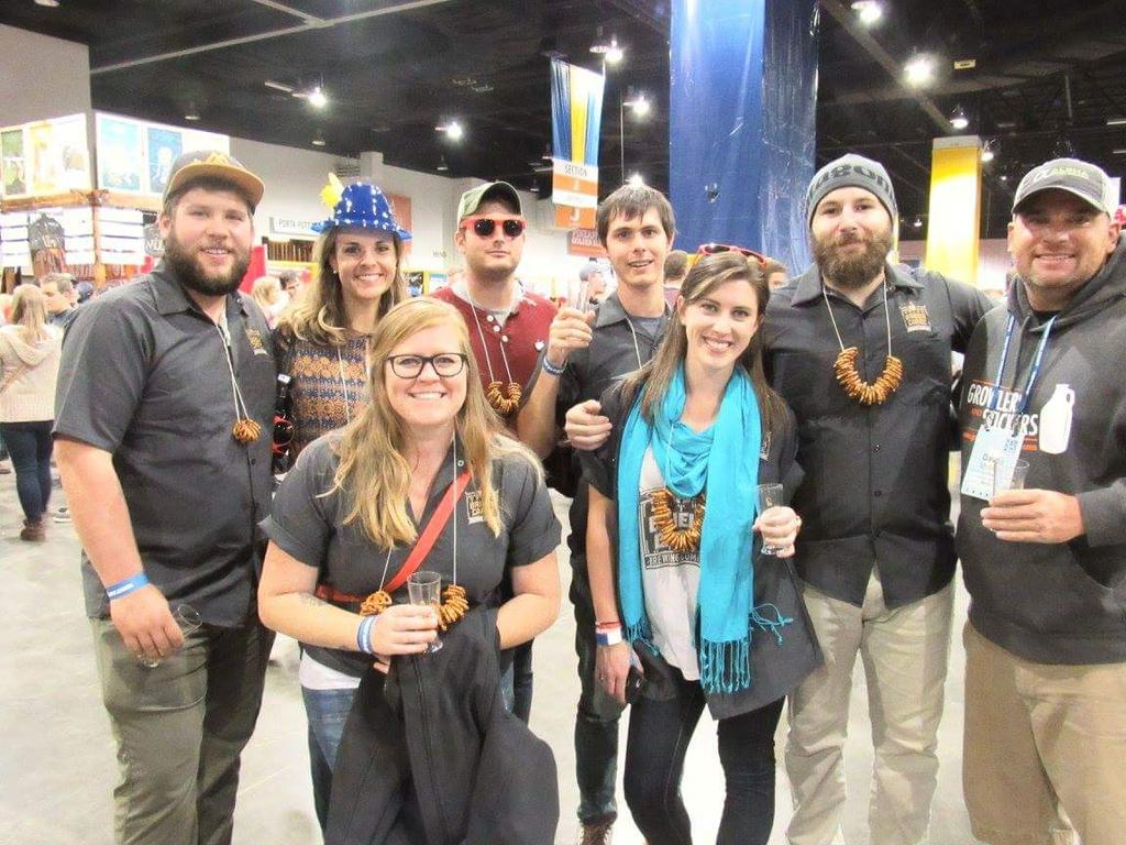 Great to see the <a href="/BrieuxCarre/">Brieux Carré</a> team at the #GABF!  Wish they had brought the Falcon to try!