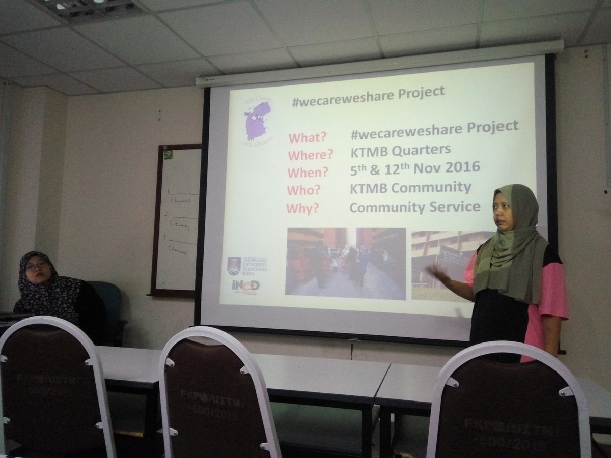 wecareweshare16's tweet photo. Wip meeting with the team #communitybasedproject #wecareweshare #uitm #epjj #teamworkmakesthedreamwork #masscommers https://t.co/IxzVbO0ras