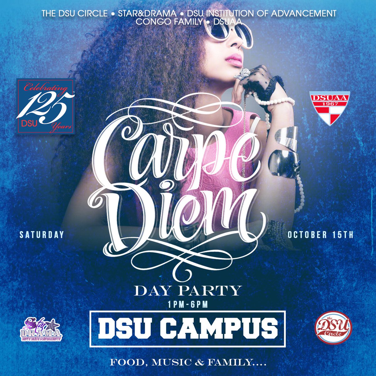 ItsShaye88's tweet image. The Legend Continues! #CarpeDiem || visit thedsucircle.com event information || #DSUCIRCLE #HomecomingWeekend2K16 #RunDSU