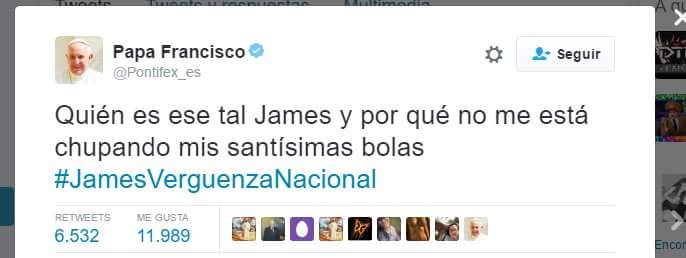 Vivireyes1203's tweet photo. #JamesVerguenzaNacional

Ese papa es todo un loquillo https://t.co/bOibpUQNgb