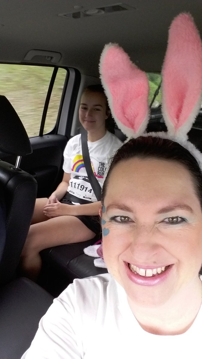 NicolaLMeyer's tweet image. Ready and on the way for @TheColorRunSA #thecolorrunsa #livebetter #happiest5k