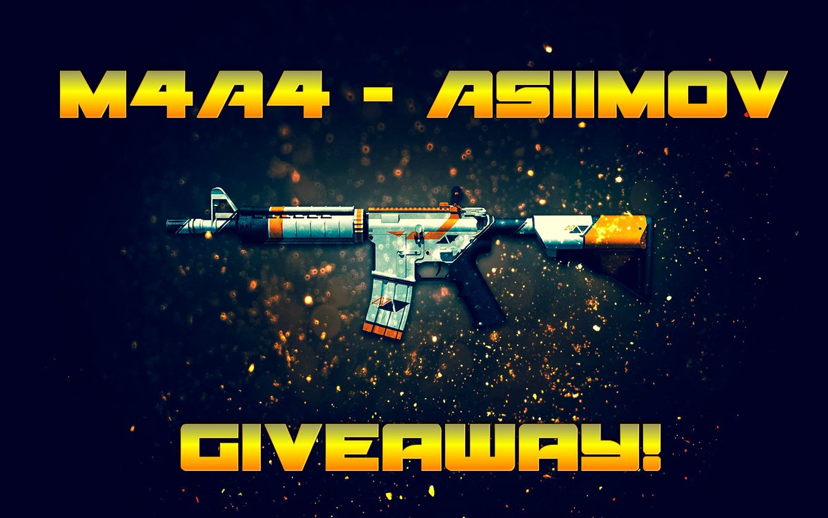CSGOIntent's tweet photo. To celebrate our websites launch, we will also be giving away a FT M4A4 - Asiimov to one lucky user who uses our site (: #csgogiveaway https://t.co/63rdk5f1o6