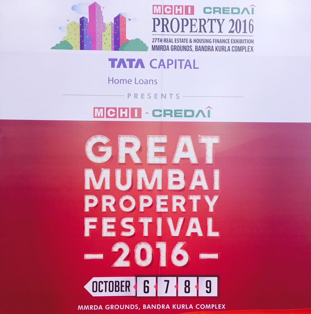 MCHIexhibition's tweet photo. Don't forget to visit India's biggest #property expo #GMPF16 in #Mumbai. Register now: https://t.co/rlRegA4Y0t https://t.co/0UedSZcJbJ