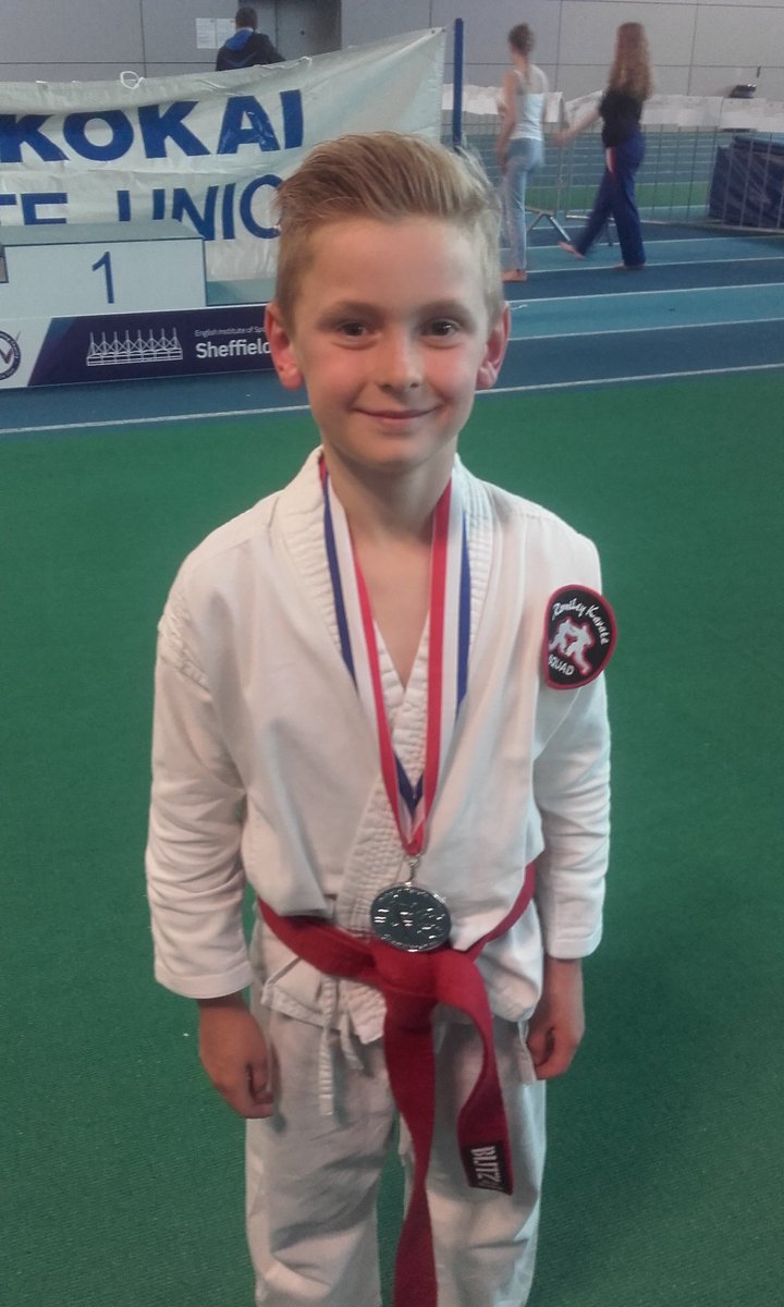 Nev150n's tweet photo. British karate open silver medal proud dad #Romileykarate https://t.co/lUK5v3lPJm