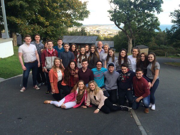 dromore_high's tweet photo. What a weekend! DHS Senior SU with guest speaker Michael Ravey loving their big weekend away! #dhssu https://t.co/M1l7PppIoD