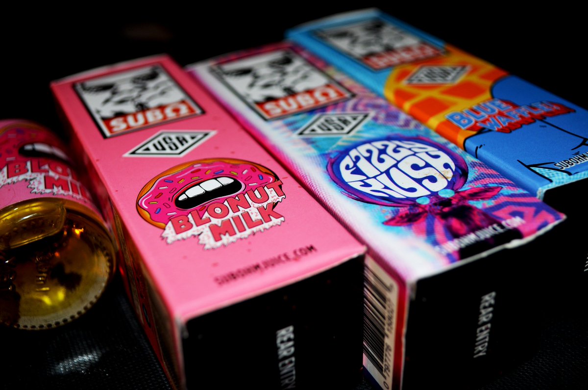 The Sub Ohm Juice range! 
・・・
For vape shop wholesale prices email - sales@subohmjuice.com
・・・
#subohmjuice #fizzykush #blonut milk