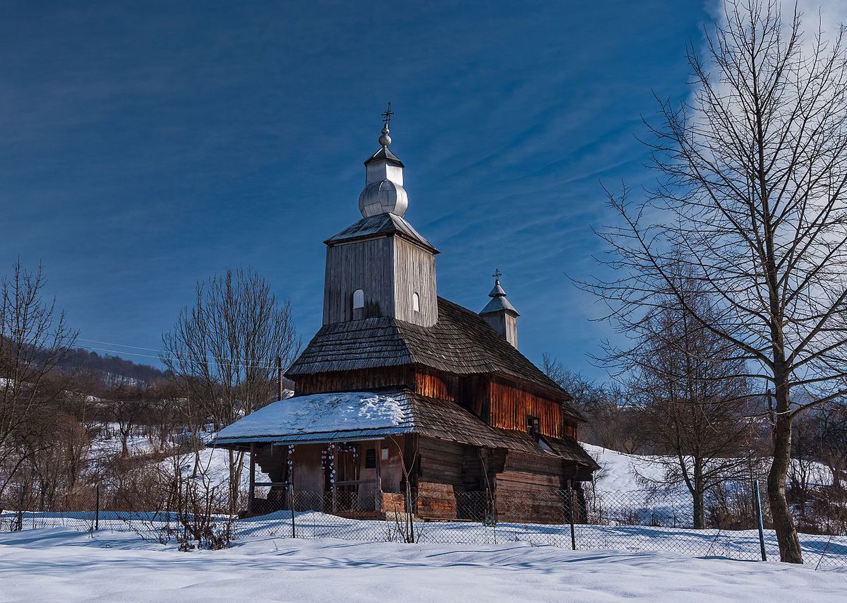 Intracer's tweet photo. @wlm_ua Дерев'яна Василівська церква, с. Сіль, CC-BY-SA Катерина Байдужа #WLM #wiki910 https://t.co/2WbT840sIn https://t.co/B9RCZVpaAZ
