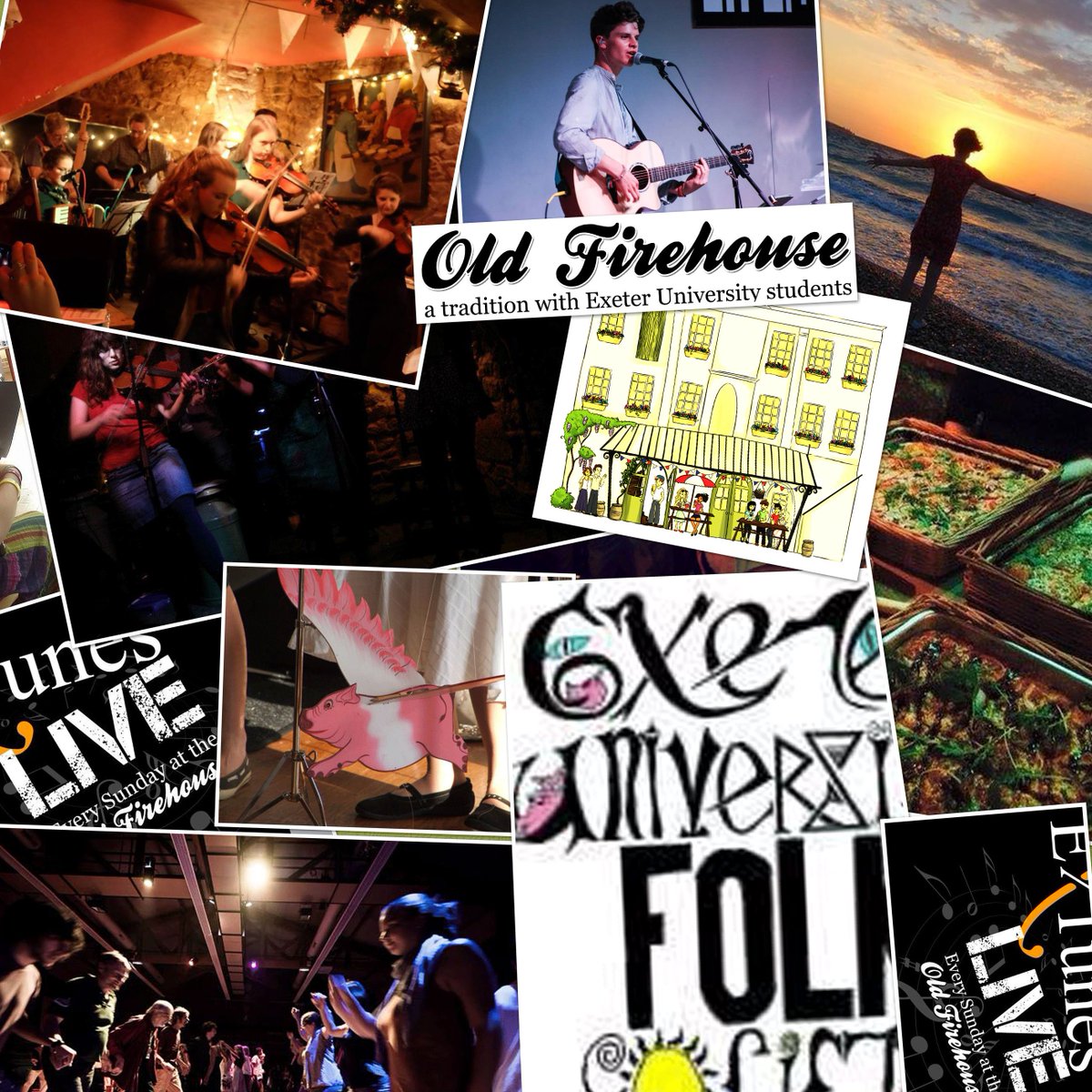 ExTunesLive's tweet photo. Ceilidh band Pigasus are back in the house of fire tonight! Come on down! It's free! @exeterfirehouse @ExeposeMusic @extunes @ExeterFreshers https://t.co/Q98IIPSKRl
