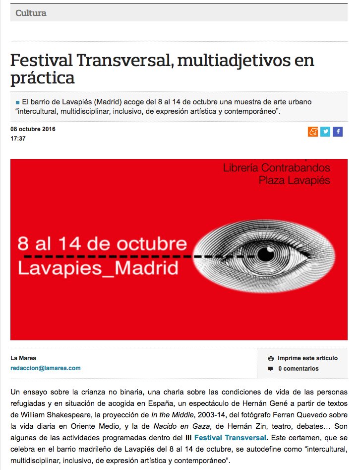 transversalfest's tweet image. Consulta toda la programación del #Transversal aquí &amp;gt; fair.to/DWF5e Del 8 al 14 de octubre, en #Lavapiés! Hoy, en #Éstaesunaplaza!