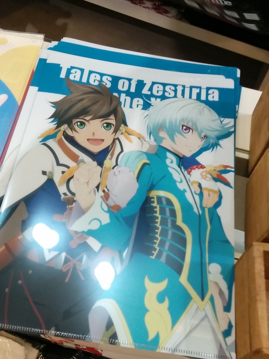 Tales of Zestiria the X カフェ 描き下ろしクリアファイル Tales of Zestiria the X カフェ 描き下ろしクリアファイル