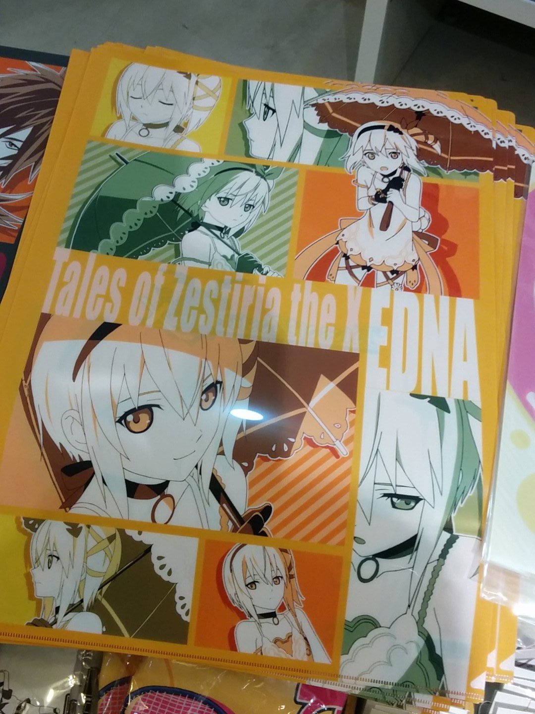 Tales of Zestiria the X カフェ 描き下ろしクリアファイル