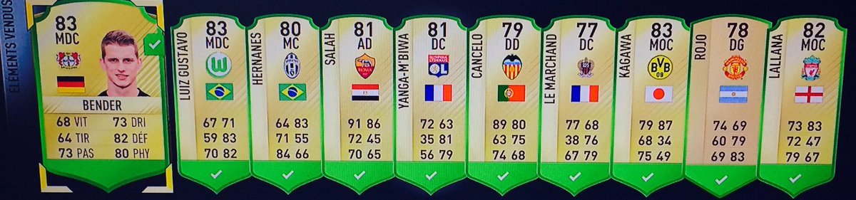 ThomYFUT's tweet photo. Ventes de la nuit ! #Tech300 #TechFutMillionaire https://t.co/ZmLd9YJTCF