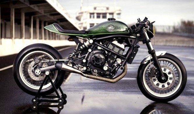 カワサキ「バルカンS」をフランス人が本気でカスタムしたら凄いカフェ