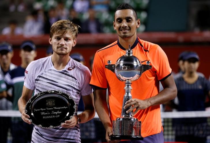 SportsbyHT's tweet photo. .@NickKyrgios keeps cool, beats @David__Goffin to win #JapanOpen2016, his third career title https://t.co/jzhENdLrCx https://t.co/vOIM8dvufj