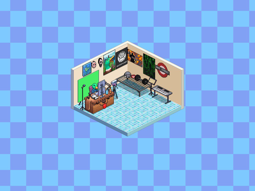 SlothShottt's tweet image. My room in pewdiepie tuber simulator