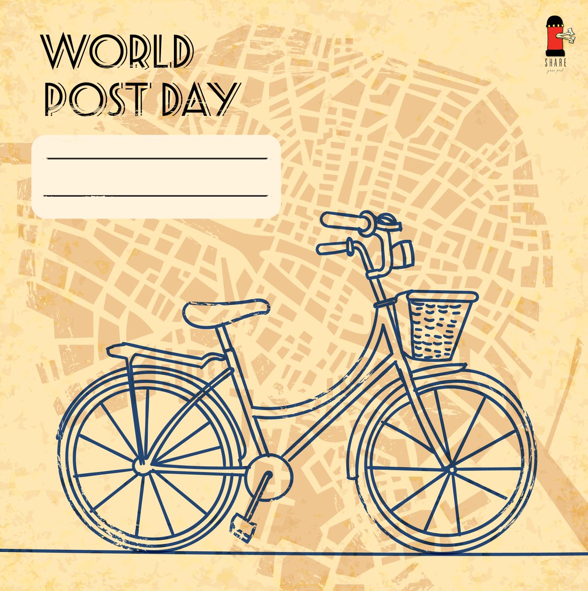 shareurpost's tweet photo. World Post Day is celebrated each year on 9 October. The event was  declared by the 1969 Universal Postal Congress in Tokyo. https://t.co/zGrIf3c9Es
