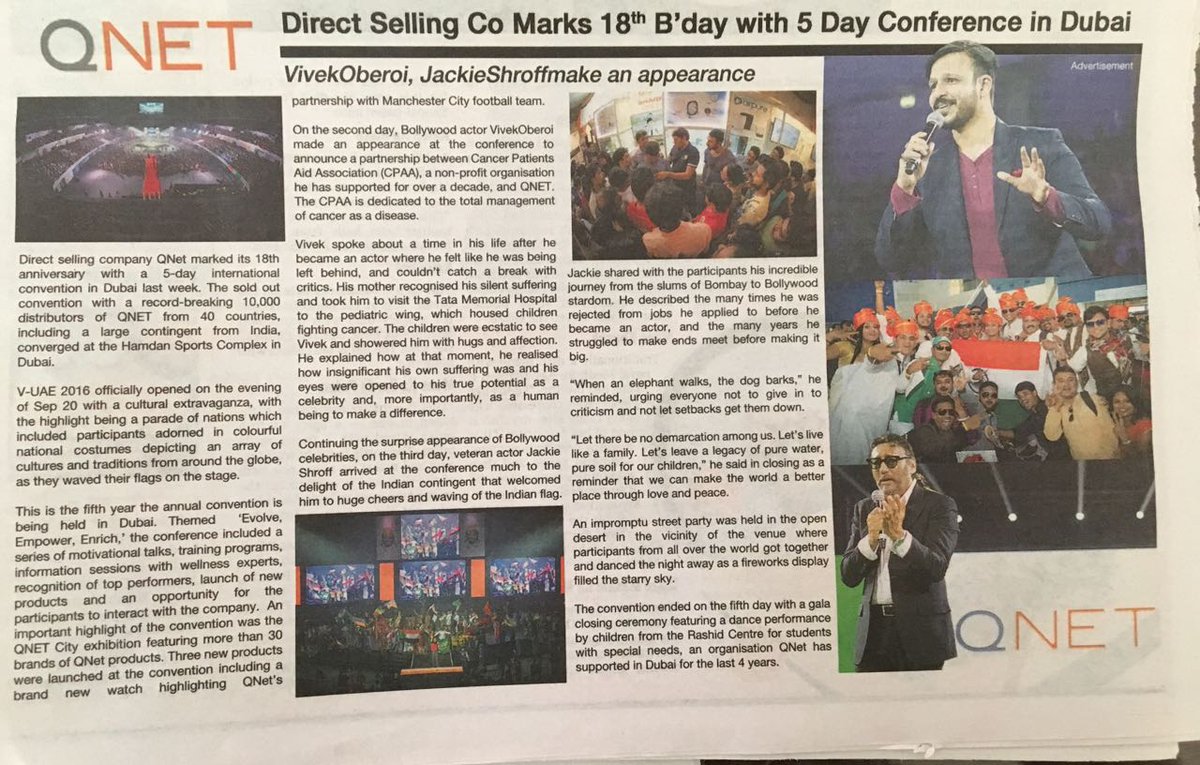 bobbyhard8's tweet photo. Happy 18th Birthday #Qnet @Itrustqnet thank you for a wonderfully written article @mid_day @toi @htTweets @the_hindu @bombaytimes https://t.co/u3Uhf7Yjgg