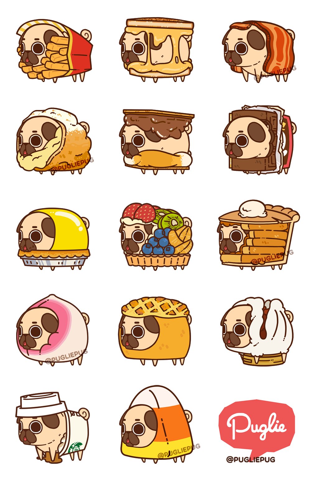 Puglie Pug on X Puglie Food Series 4 Wanna help create Series 4 s feature menu for stickers buttons n more Go cast your vote at https t ztJvY8RdtB https t KKcMY56gvs X