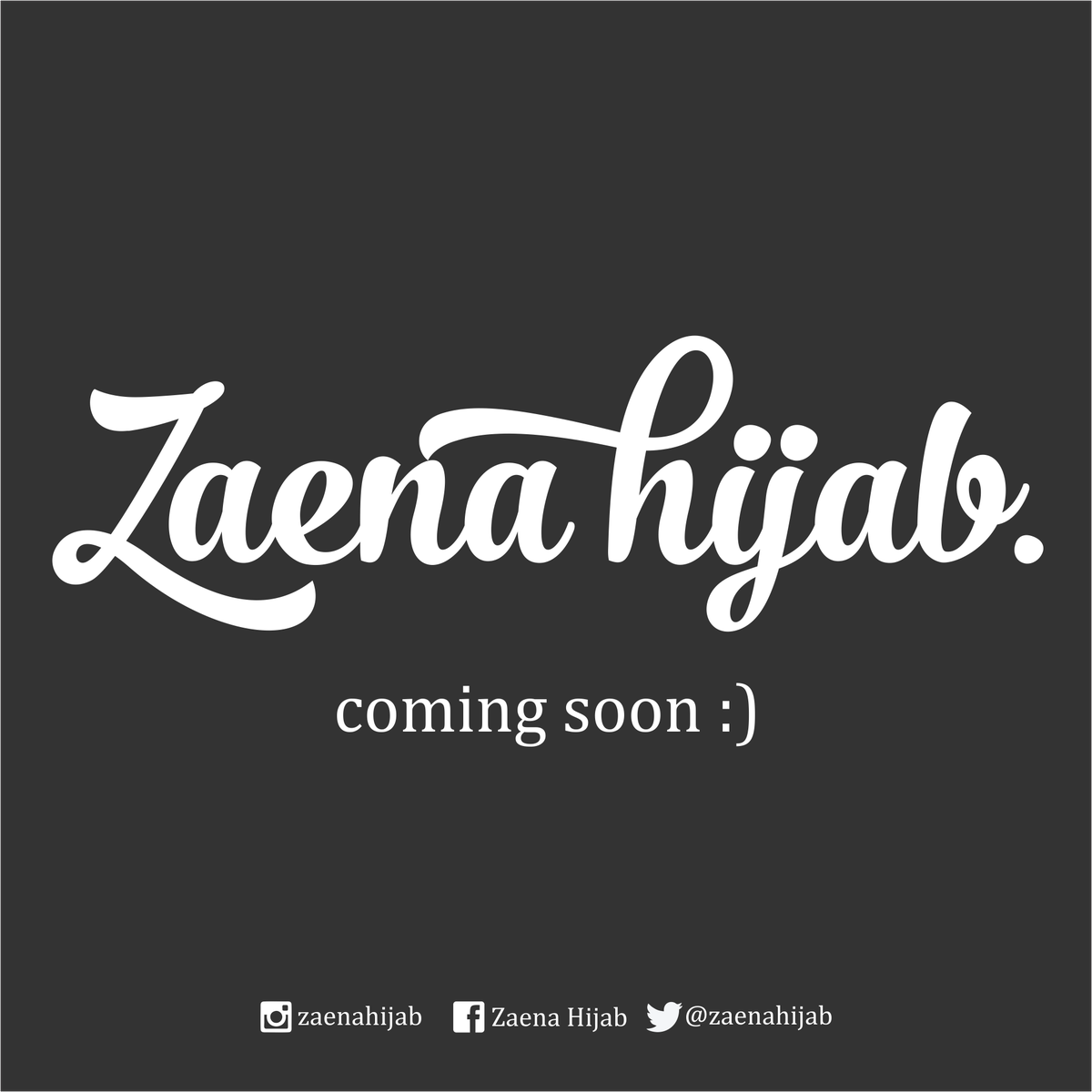 ZaenaHijab's tweet photo. coming soon :) https://t.co/k8k1iq4Y5G