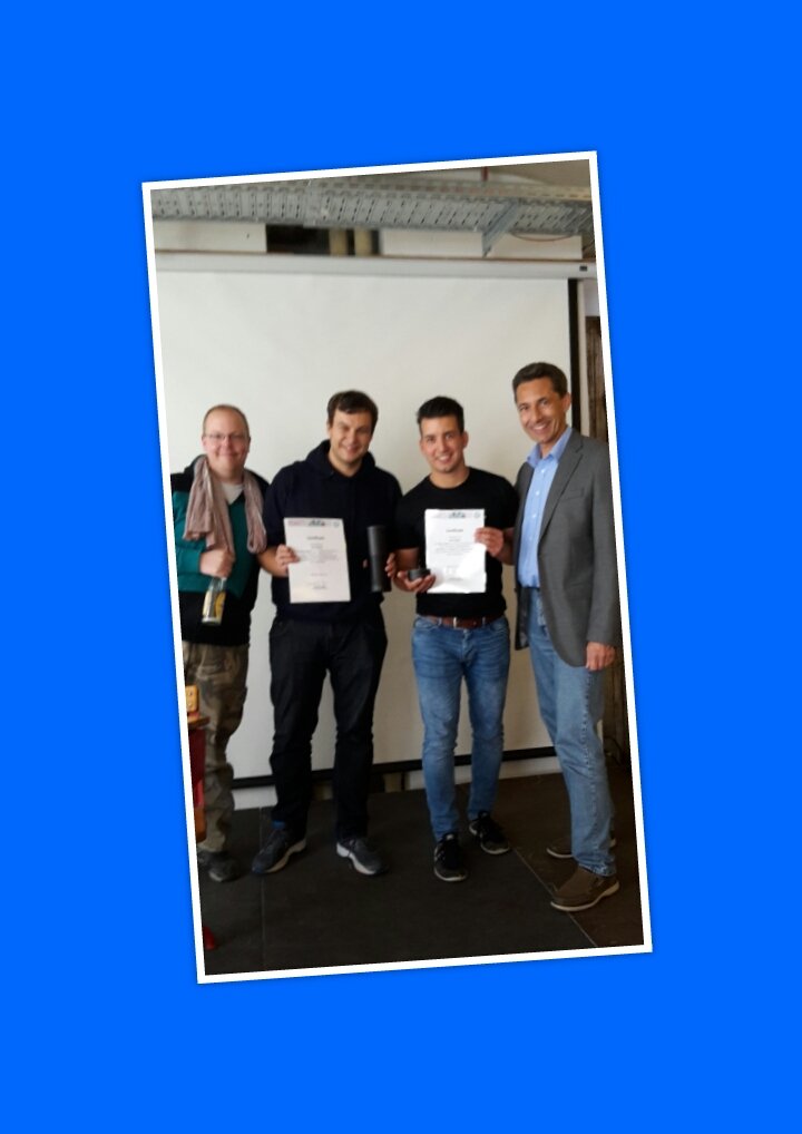 SilkeConrad1's tweet image. The winner is #ibmhackathon Berlin Team Alexa