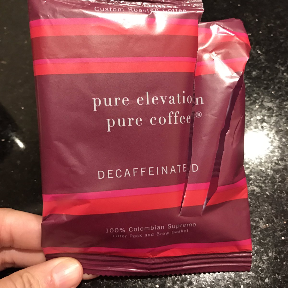 megganpez's tweet photo. In-room decaf is my rock bottom. #earlyflighthome https://t.co/JeBpjGgLzX