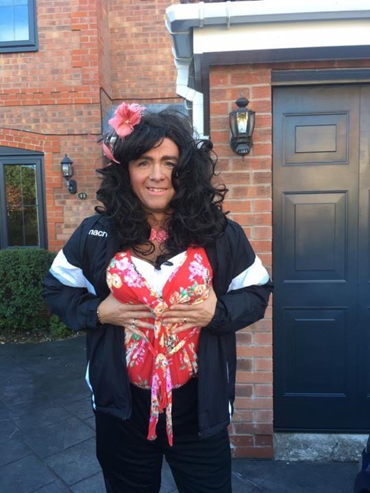 BamberBridgeFC's tweet photo. Please support our manager @Crowey68 in his #damesontherun charity run today sponsorship link here #lookingtoogood https://t.co/h6YctuQtUw https://t.co/YS59ZzaSxL