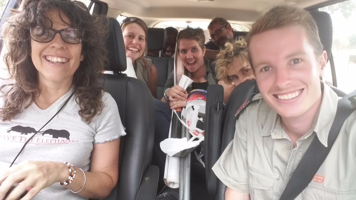 RobPachyderm's tweet photo. Final memories with the research team at #ElephantsAlive before leaving for JHB #Elephants #Bees #Trees https://t.co/YJSjfQqk3s