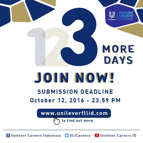 UnileverIDN's tweet photo. Masih punya pertanyaan seputar #UFLL2016? Add official LINE kami untuk tahu lebih banyak!
https://t.co/z5t3byT3PB https://t.co/fE4mNg93VH