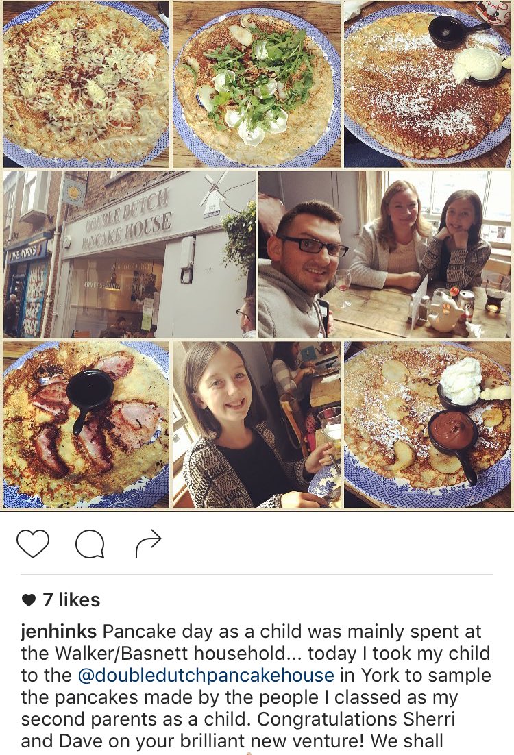 doubledutchPH's tweet photo. It was amazing to be making pancakes again for our lovely Jennifer! &amp; even more special as we were making them for her family, too! 💙 https://t.co/pOLUkzQ5It