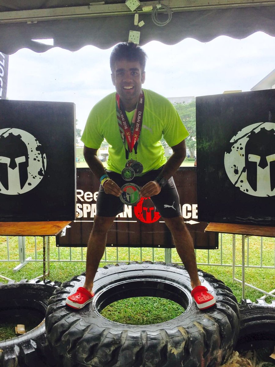 BootCampYellow's tweet photo. Gaurav Garg ....Qualified as the Spartan #Trifecta Holder of 2016 from India #bootcampyellow #proudteam Aroo!! Aroo!! https://t.co/l94nlz5tKZ