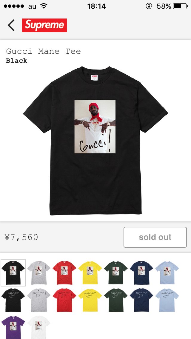 ptwmjgaunpxguju's tweet photo. gucci mane 白黒売ります
各17500
dmください
リツイートお願いします。

#supreme #gucci #ホワイト #ブラック #代行 #sサイズ #グッチ #メイン #グッチメイン https://t.co/xCV3a8bCyn