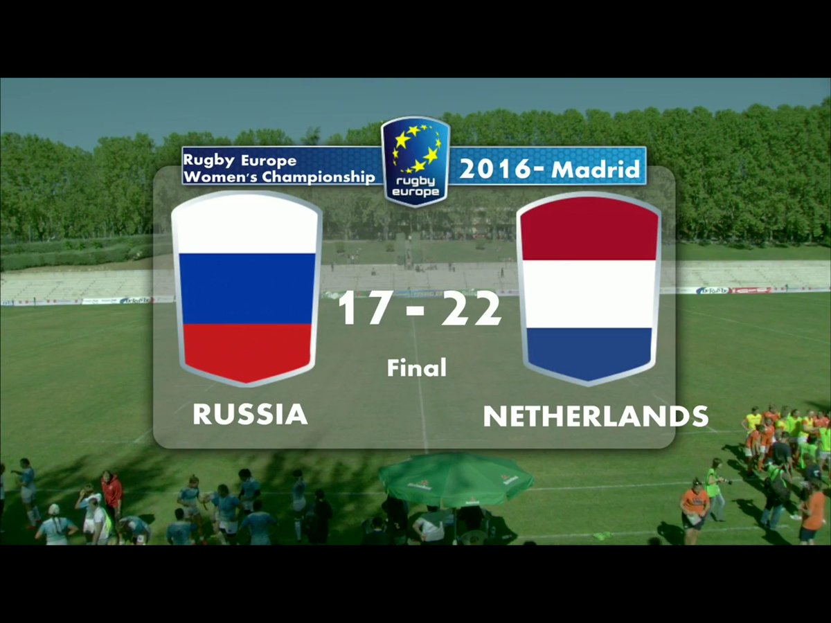#rugbyeurope #REWC in Madrid #RUSvNED 17-22 @NRBnieuws <a href="/russiarugby/">Russian Rugby</a> Nederland will finish 1st of pool