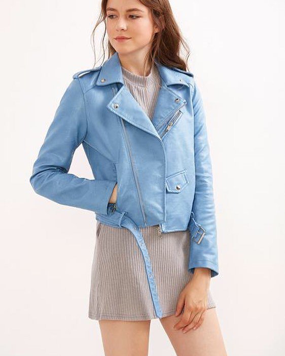 Zooomberg's tweet photo. Faux Leather Moto Jacket With Zipper
Rs. 4699
#jackets #winterfashion #coolblue #fallcol… https://t.co/FpAMXiX2FY https://t.co/mf6L1x23zv