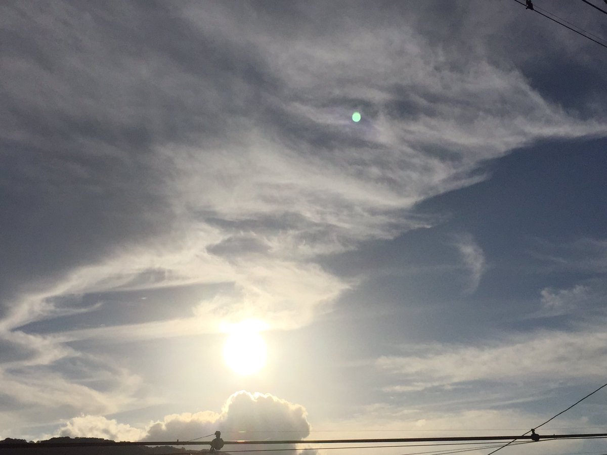 popping__kj8's tweet photo. こんばんは！にしきどです。
暑さも落ち着いてきて、秋やなー
今日は空がめっちゃ綺麗やった！
２枚載せとく！
あと、今日、ぽふはちに正式に
大倉が加入しました！俺の大好きな
大倉です。話してて楽しいです。
皆気軽に絡んであげてなー
明日は三連休ラスト！ https://t.co/HtJSSrUpSb