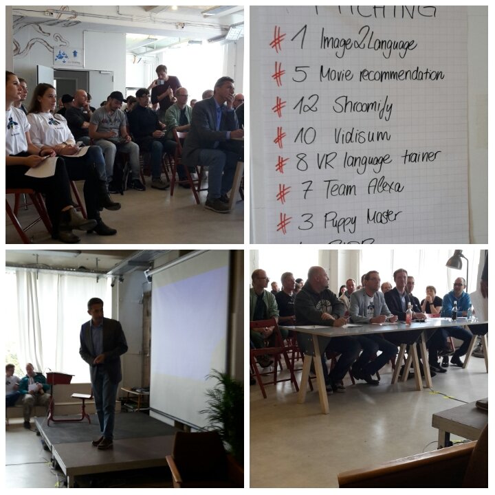 SilkeConrad1's tweet image. Pitching now at #ibmhackathon Berlin