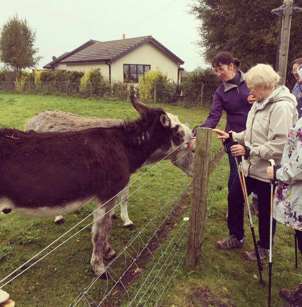 Little break on our #nordic walk in Lathom this morning!