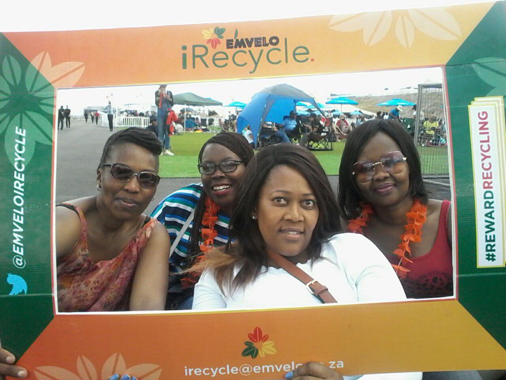 EmveloiRecycle's tweet photo. No other planet to go to. Come recycle. #DSTVdeliciousfestival #RewardRecycling https://t.co/ycZpHfX32R