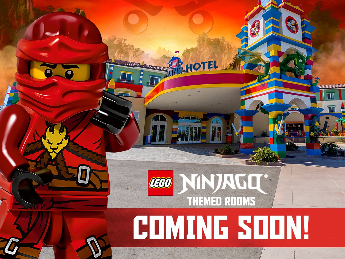 reaktion Få kontrol kabel LEGOLAND California Resort on Twitter: "Have you heard the news? LEGO  NINJAGO rooms are coming to LEGOLAND Hotel! https://t.co/5m2WITPw5R" /  Twitter