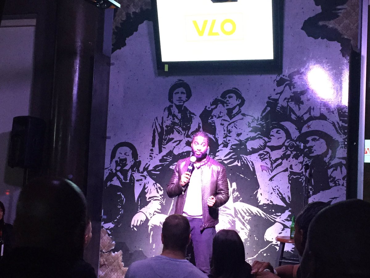 MichaelSiervo's tweet photo. @Sterlingsjokes rocked the crowd @ the #CalgaryComedyJam Love seeing one of our very own Albertan killing the comedy scene #yyc @thevlogroup https://t.co/VpRVNfnWYV