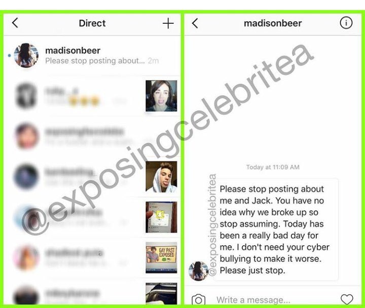 MadisonElleBspn's tweet photo. Ella misma ha comentado la foto de Instagram desmintiendo el rumor.

{La captura es real, la he sacado yo} https://t.co/TavCBLXWBB