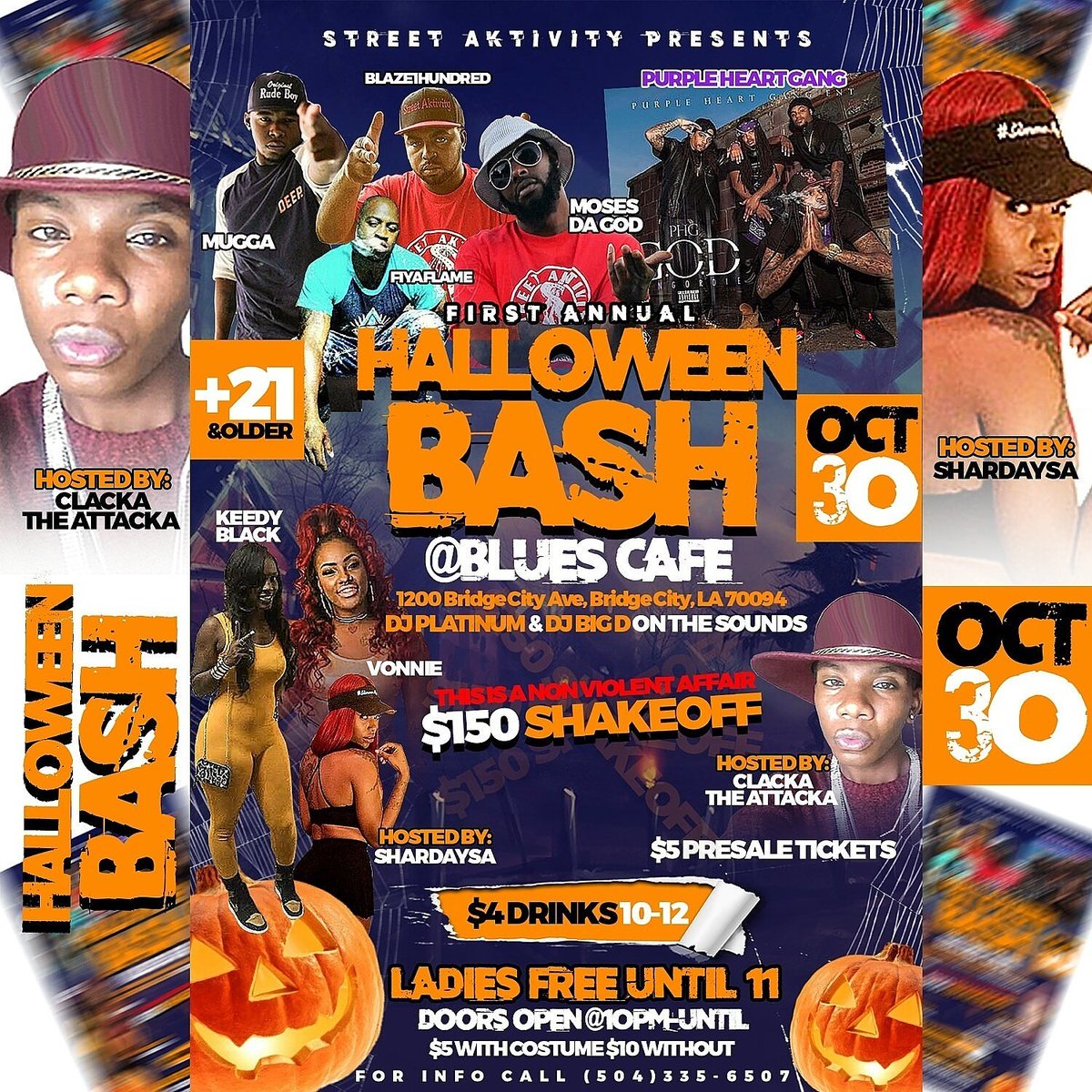 djplatinum1900's tweet photo. UNDERDAWGZ MANGEMENT PRESENTS
WICKED CITY CONCERT 10/28/16
@lotusnola 
1525 LAPALCO BLVD HARVEY,LA 70058 https://t.co/PmN7mCacjb