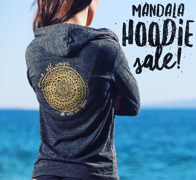 thinkALLways's tweet photo. SUNDAY SALE🚨 Today only receive 25% off our #Mandala hoodie😍 Use code: sundaysale https://t.co/9VEbidNZcC @kandiss_marie https://t.co/2h43Hzkvlb