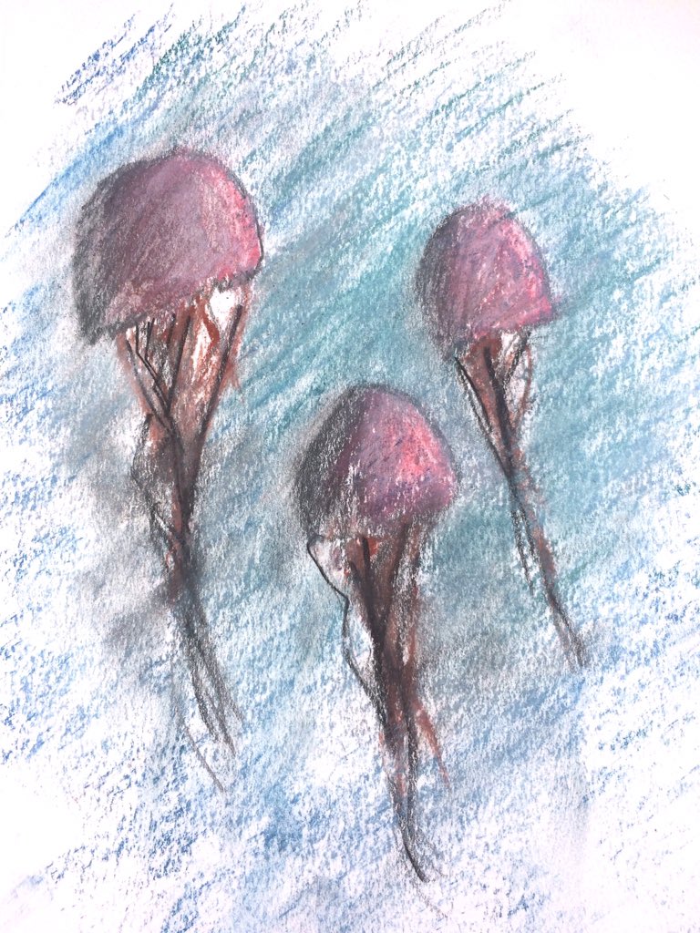 spetersartist's tweet photo. Doodling jellyfish... at my booth, at uncommon markets! #scottsdale #arizona #uncommonmarkets #arizonaartist https://t.co/5q34wTRgQY