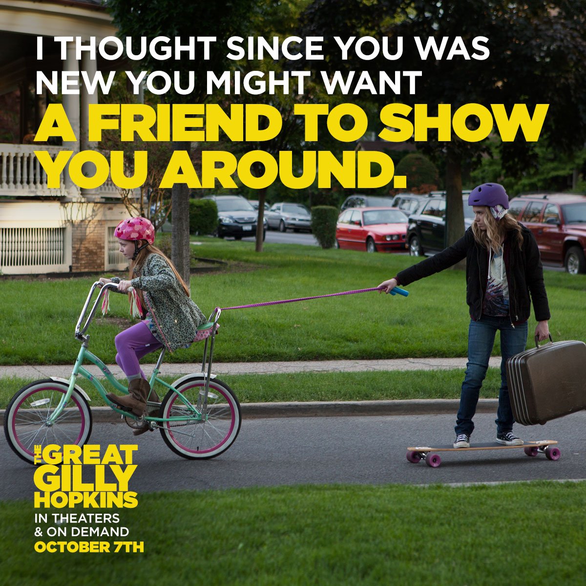 Agnes never gives up on Gilly. Watch #TheGreatGillyHopkins in theaters and on demand now!