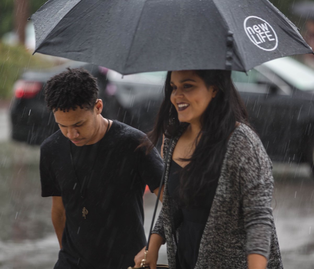 At_NewLife's tweet photo. Rain can't stop us. Our Welcome Team has got you covered!
We'll see you at church. #AtNewLife https://t.co/g9mXrDQ1iX