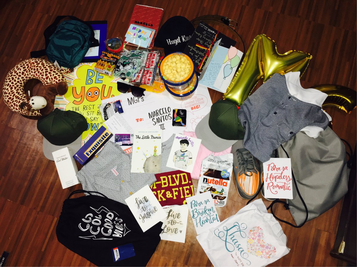 akoposimarcelo's tweet photo. Kahit sa October 12 pa ang birthday ko, nakatanggap na ako ng sandamakmak na regalo. Salamat MGF Family! #UnderTheSea https://t.co/TZ2qlfsQjJ