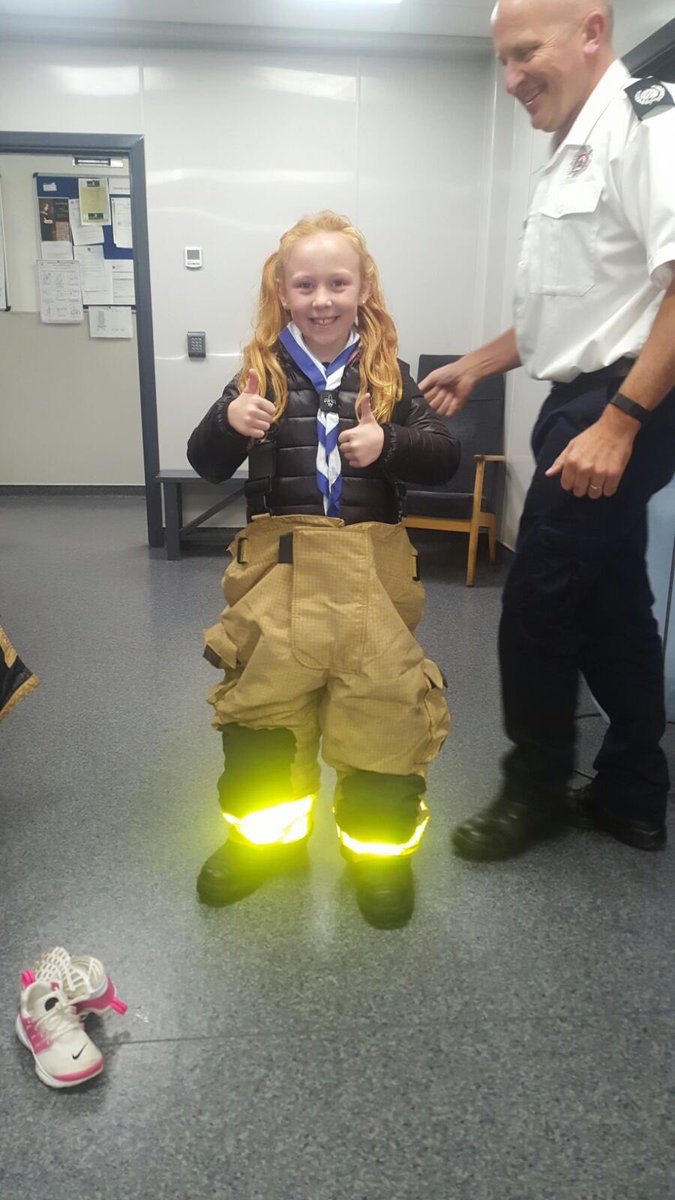DubFireBrigade's tweet photo. Yesterday some Cubs from the the 130th Priorswood Scouts joined us in Finglas as part of Fire Safety Week. #16FSW #STOPfire https://t.co/kxIFnlgJEF