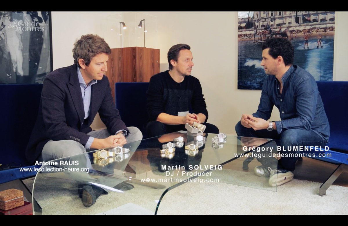 HBD #Nautilus ! video itw with <a href="/martinsolveig/">Martin Solveig</a> &amp; Antoine Rauis > bit.ly/2dGp2Sp < #PatekPhilippe #PatekNautilus #MartinSolveig